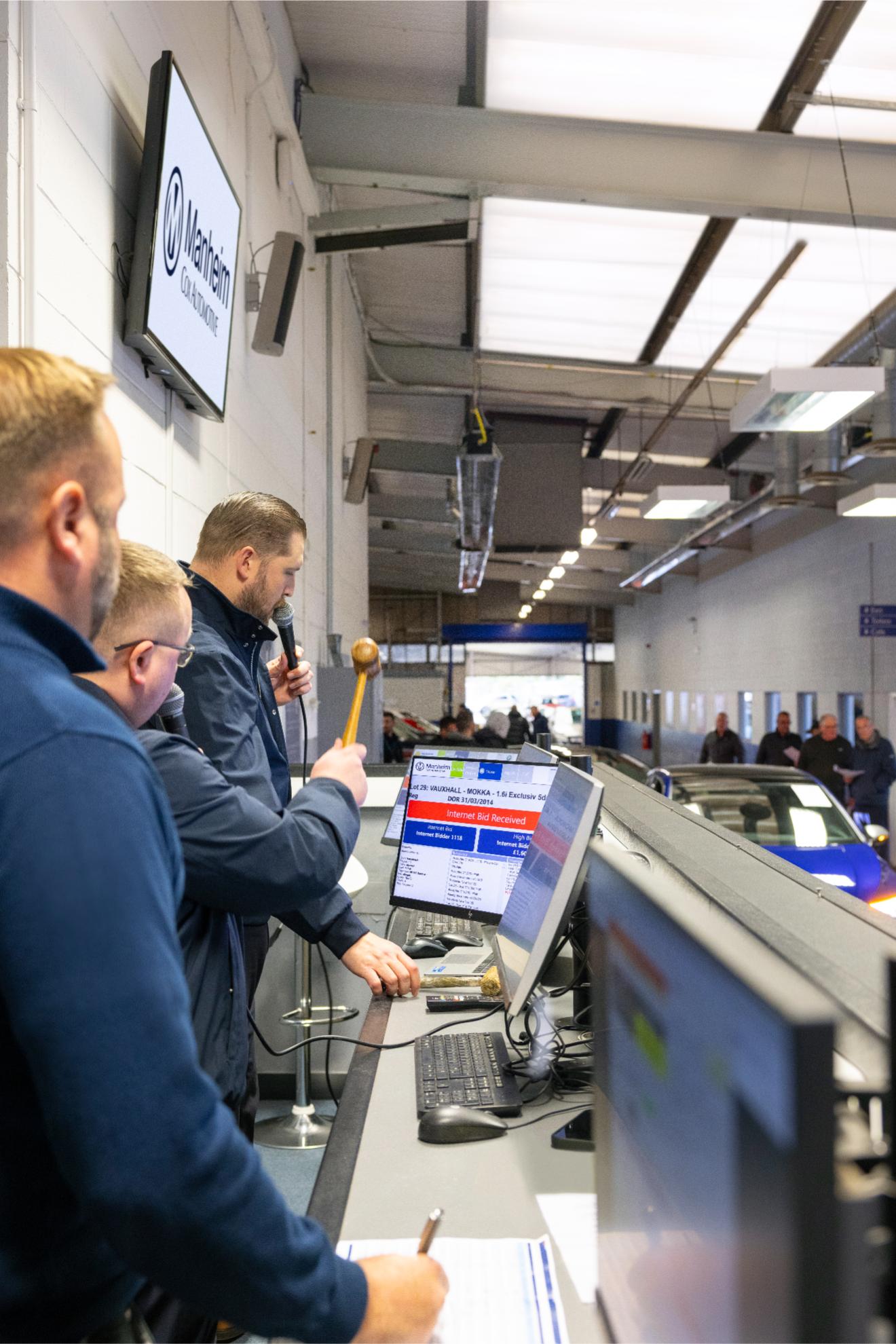 Physical and digital vehicle auctions