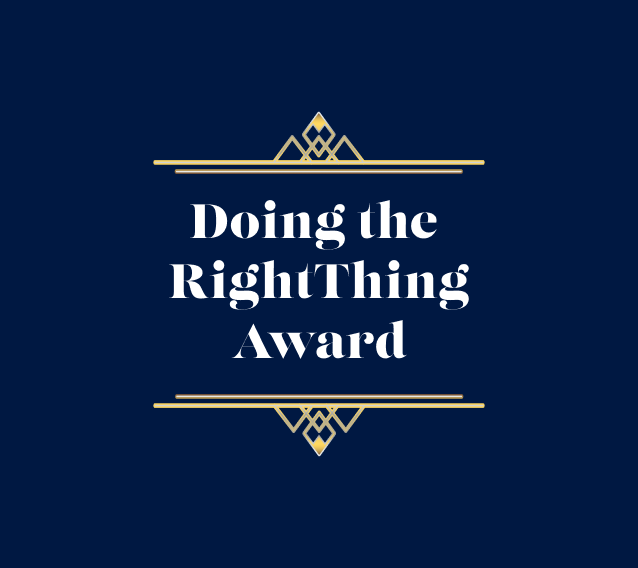 Doing the Right Thing Award