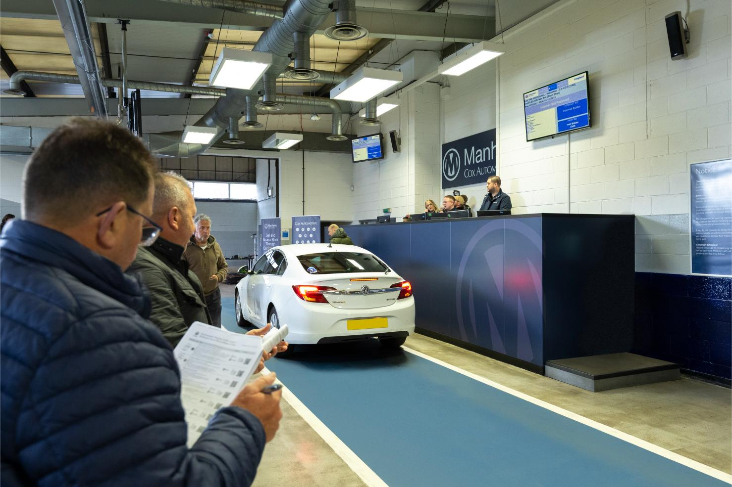 Car at Manheim Car Auctions