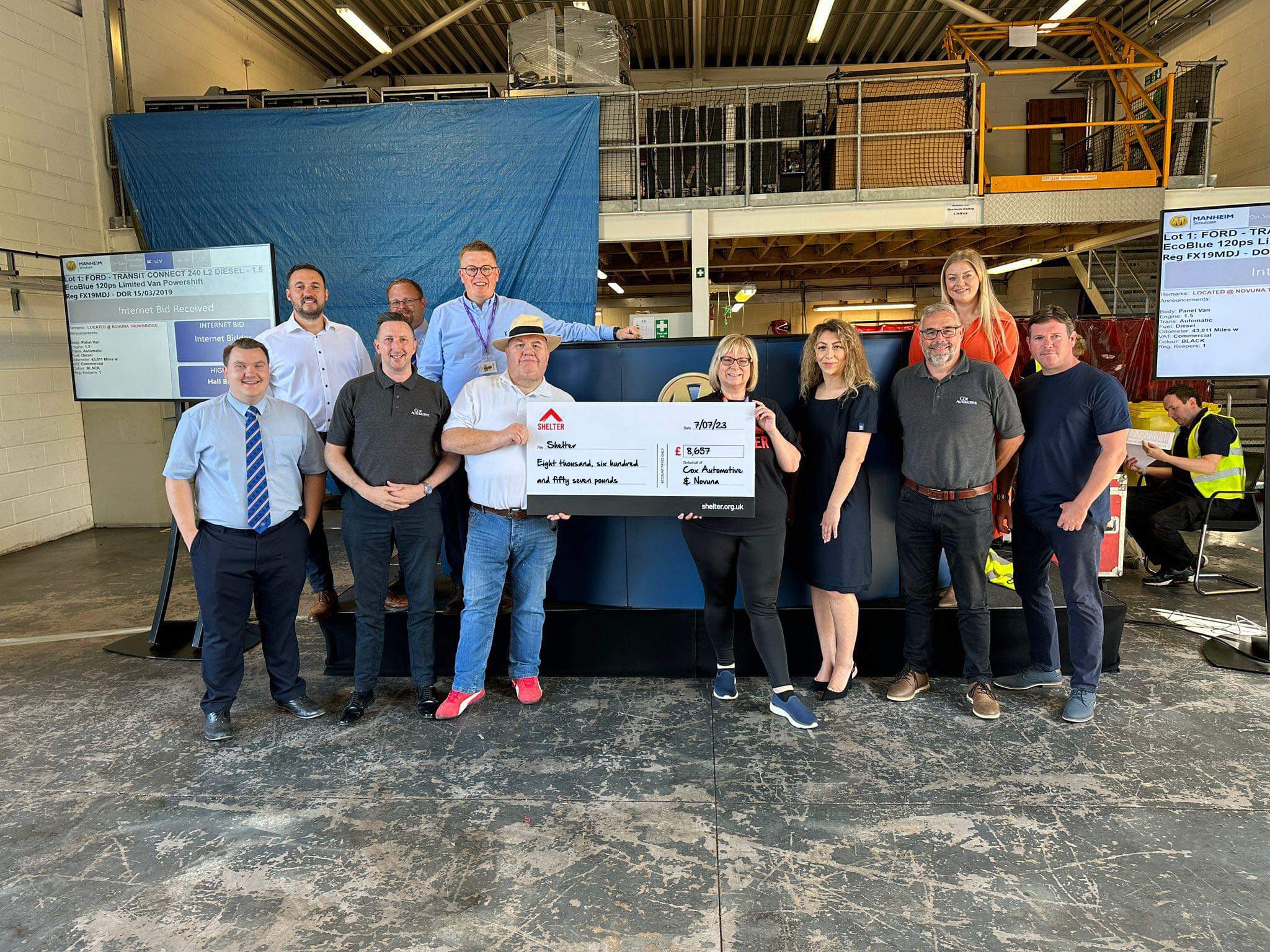 “Sale of the Year” LCV event sees 100% of stock snapped up and a record amount raised for charity